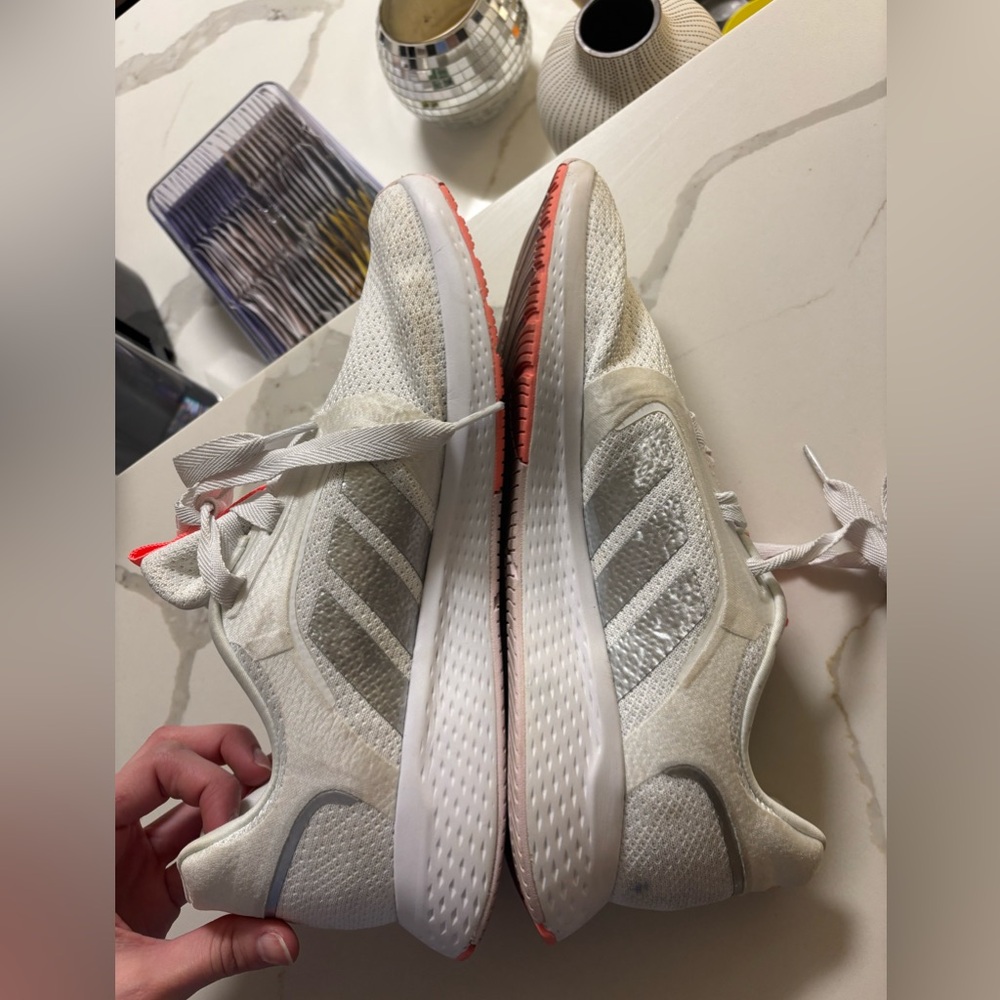 Adidas Edge Lux 5 Running Shoes White Silver
